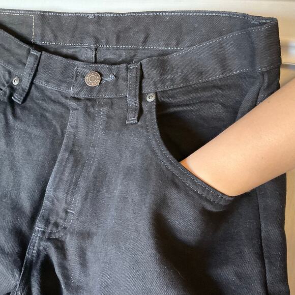 Wrangler Men Jeans size 32 x 30 Black Mid Rise Straight Fit - Picture 8 of 11